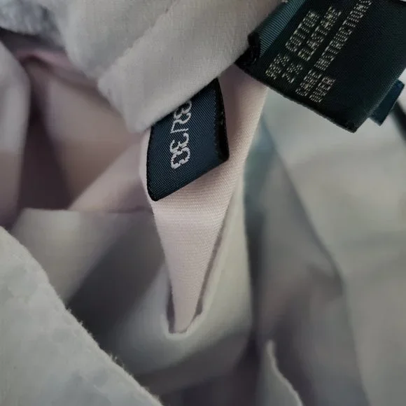 Men's Painted tie dyed cotton white grey blue khaki tan gray pants 32 30 medium - Picture 8 of 11